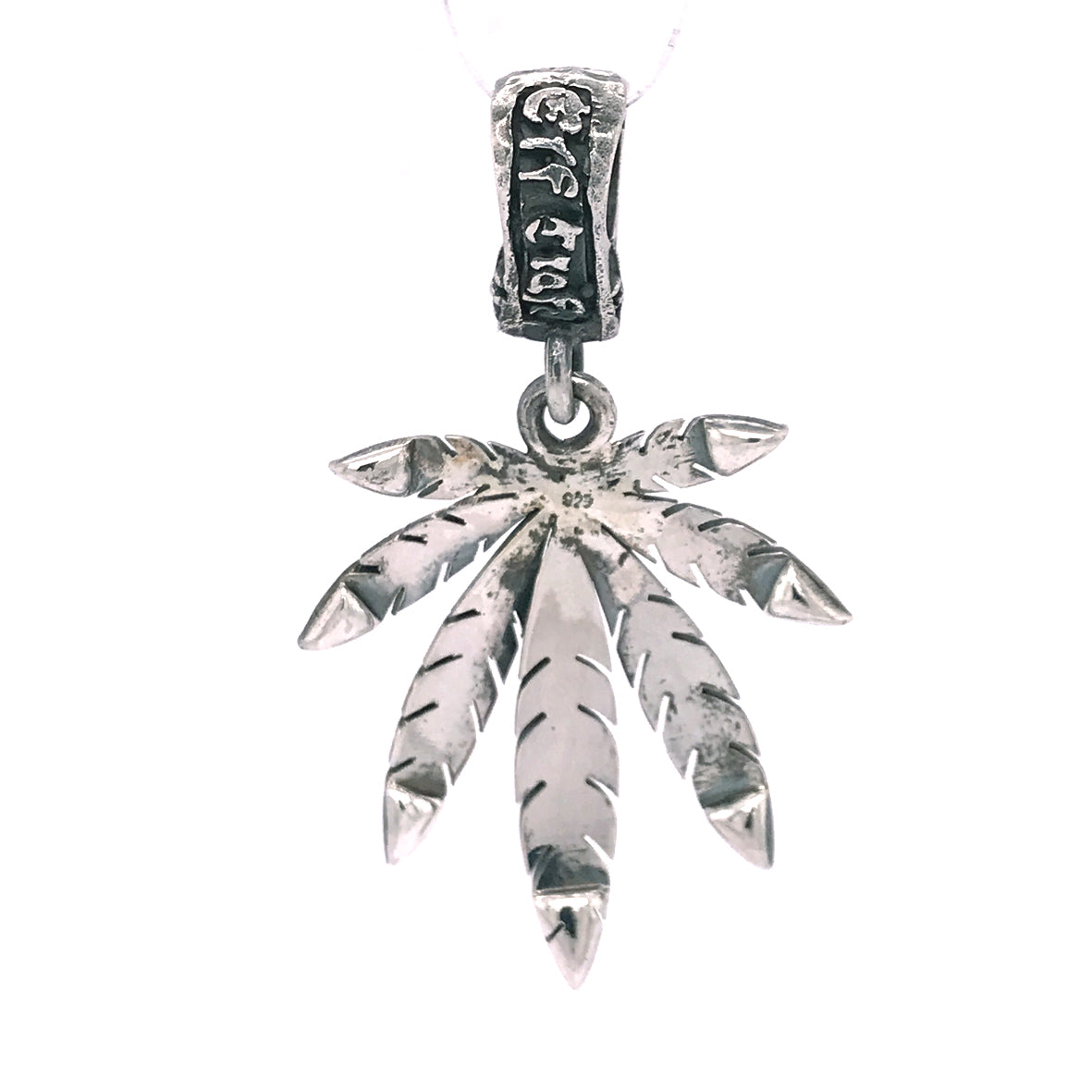 Silver Pendant Magic Plant Leaf