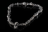 Silver Fetish Chain with CROWNED SKULL