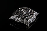 Silver Belt Buckle Elfin BAROQUE and LILY