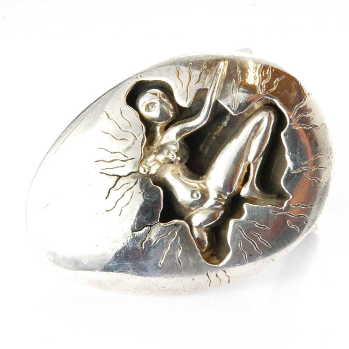 Silver Belt Buckle VENUS of the EGG