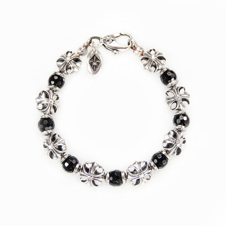 Silver Bracelet Beads and MALTESE CROSSES