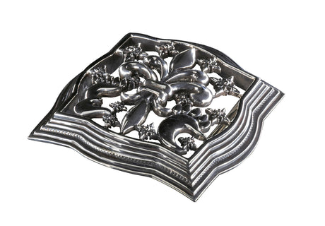 Silver Belt Buckle Elfin BAROQUE and LILY
