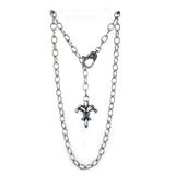 Silver Longchain Navette  Cross LILY L Karabiner L