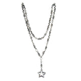 Long chain Erbs on Morning Star balls+Elfin´Star L Pendant