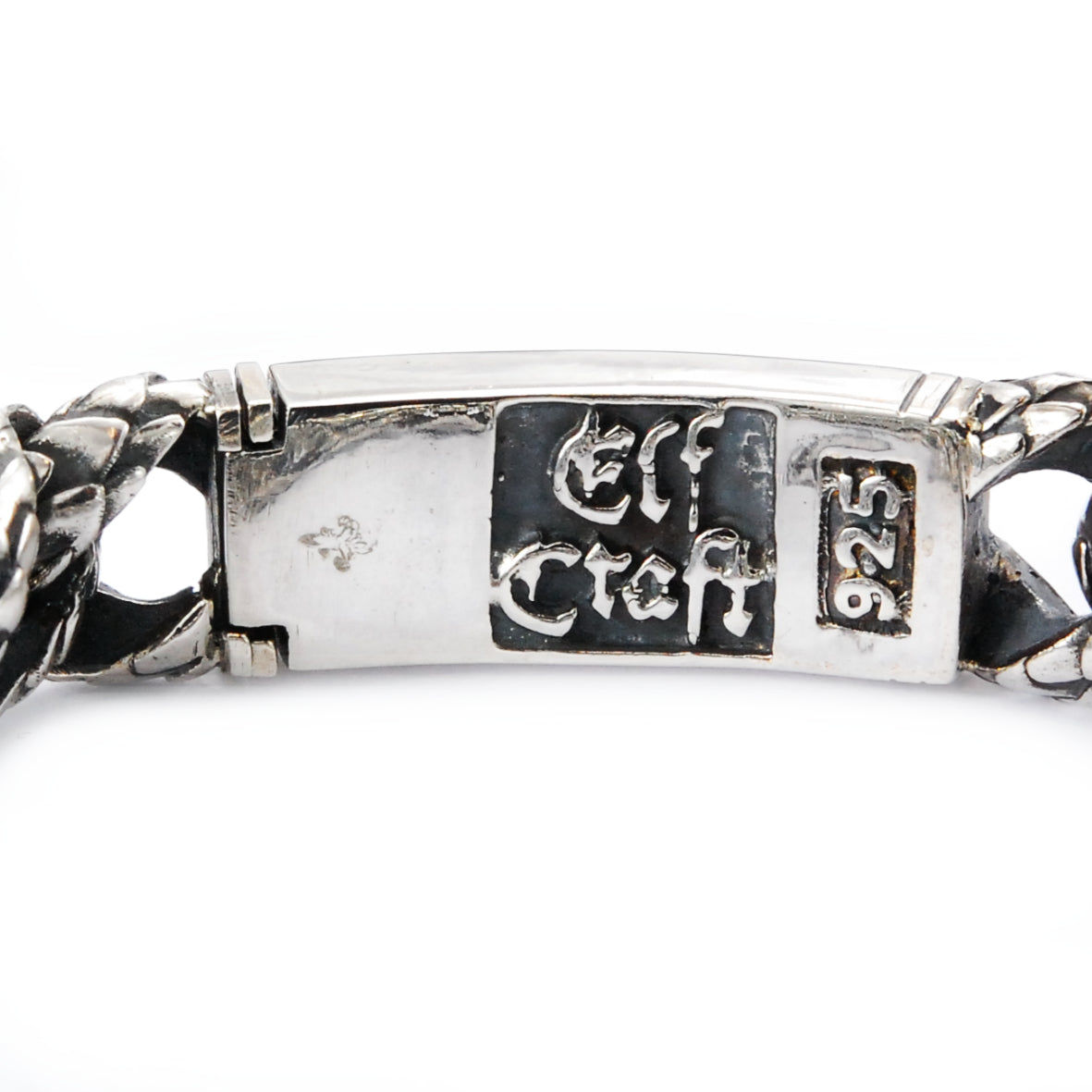 Silver Bracelet LONG LILY S with DRAGON SCALES