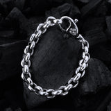 Silver Bracelet PEA CHAIN M with LILY Lock