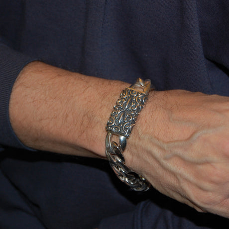 Silver Bracelet GARDEN AT NIGHT