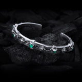 Silver Bangle The OCTAGON STEPS PYRAMIDES