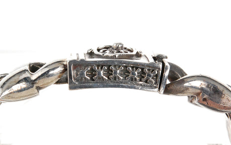 SWALLOWTAIL + SKULLS Silver Bracelet 3