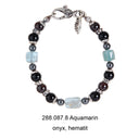 Silver Bracelet Beads and STONE ROCKS with Silver Parts