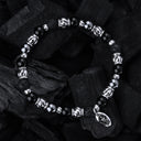 Silberarmband PERLEN und SPIRALFÄSSER Slim Version S