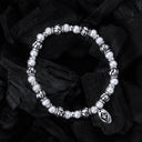 Silberarmband PERLEN und SPIRALFÄSSER Slim Version S