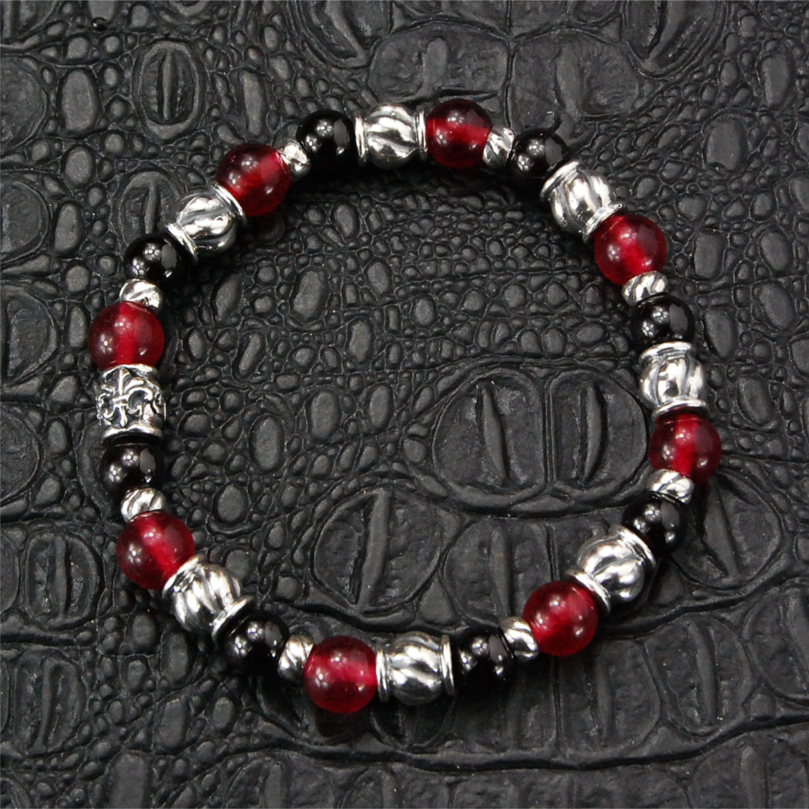 Silberarmband PERLEN und SPIRALFÄSSER Slim Version S