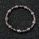 Silberarmband PERLEN und SPIRALFÄSSER Slim Version S
