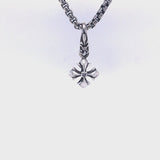 Silver Pendant MALTESER STAR S  with LILY Hook