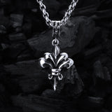 Silver Pendant LILY M plain