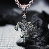 Silver Pendant LILY M Pave´