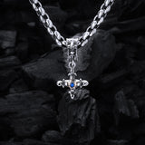 Silver Pendant SMITH CROSS  Body and Stones 18