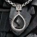Silberanhänger Tropfen L DRAGON SCALES
