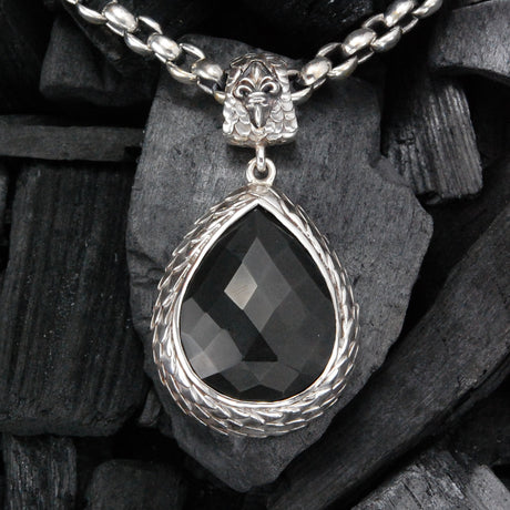 Silberanhänger Tropfen L DRAGON SCALES