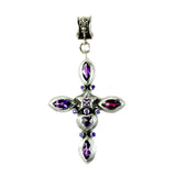 MYSTIC CROSS Navette + Star + Heart Stones with Elfin Frames