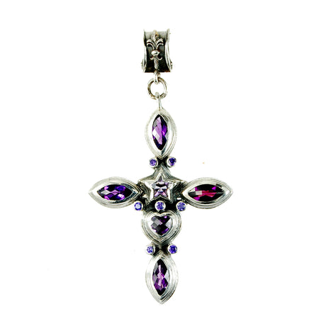 MYSTIC CROSS Navette + Star + Heart Stones with Elfin Frames