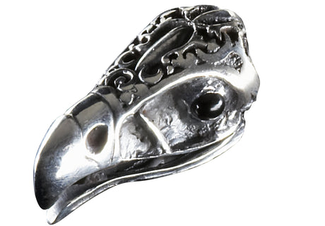 Silver Fetish Chain with EAGLE SKULL