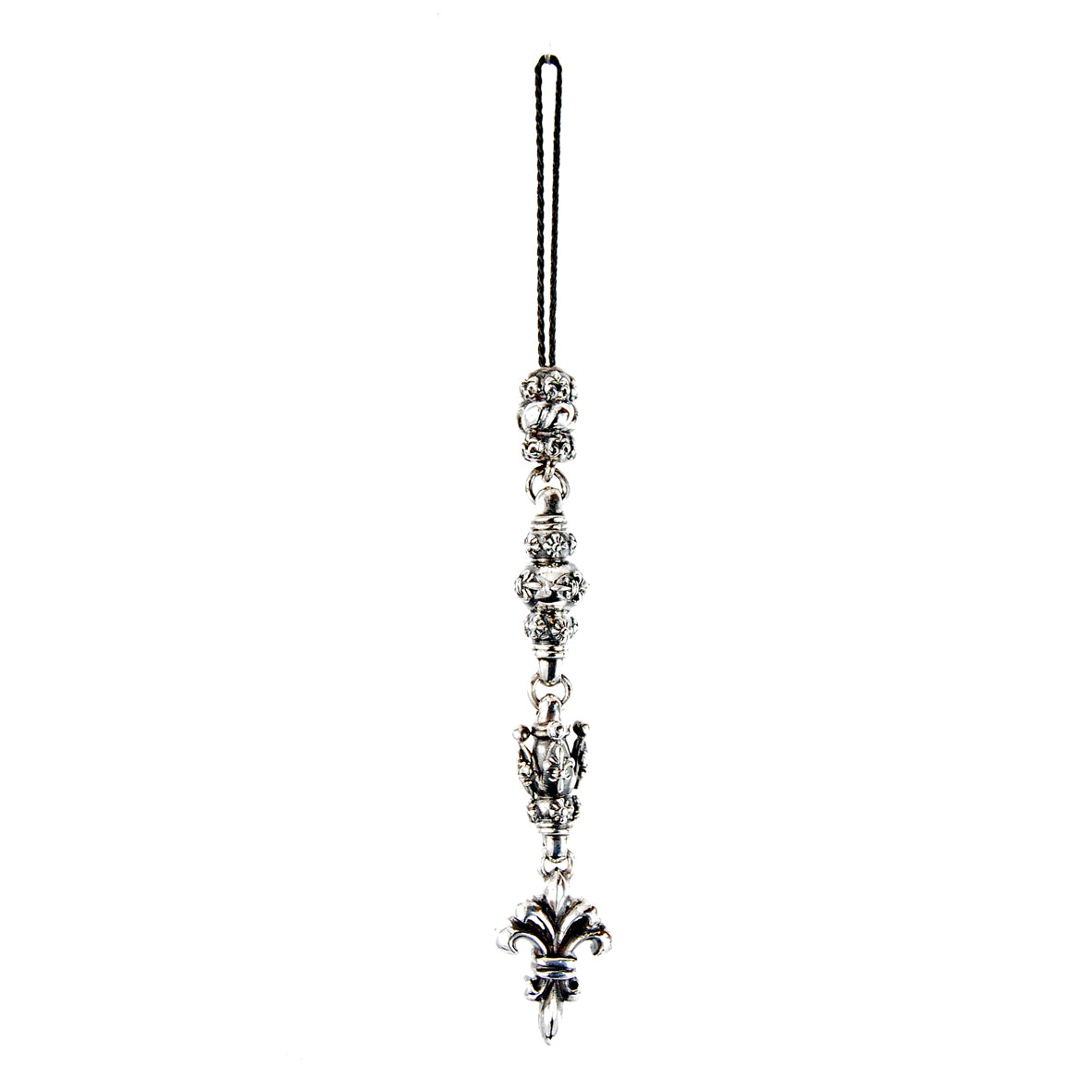 Silver Zipper Pendant Cross LILY + CROWN  and M-star Tube