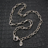 Silver Neckchain NAVETTE Chain M Dragon Scales