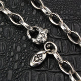 Silver Neckchain NAVETTE Chain M Dragon Scales