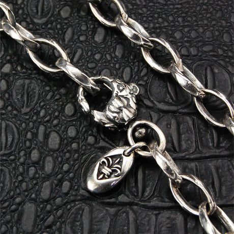 Silver Neckchain NAVETTE Chain M Dragon Scales