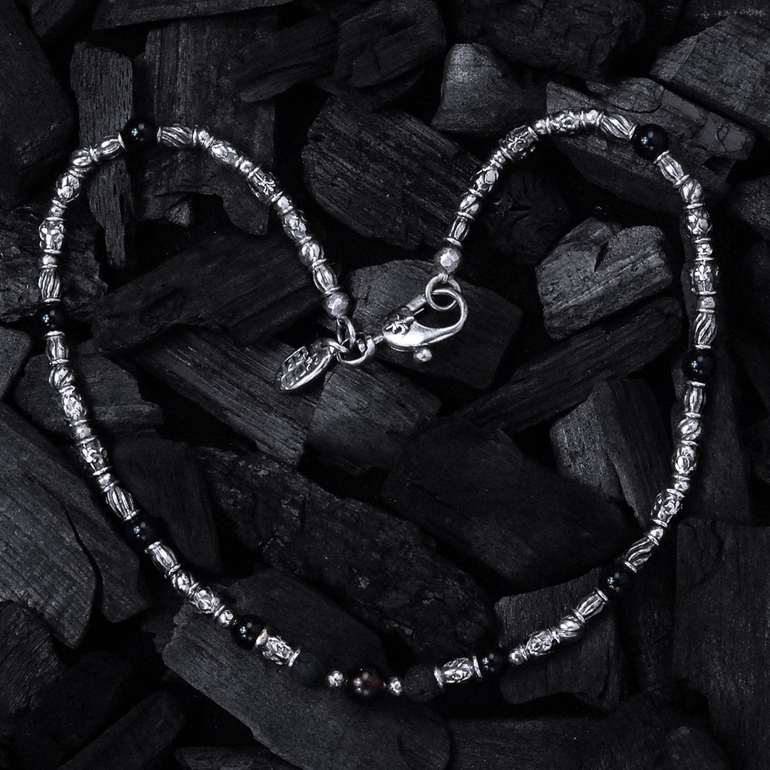 Silver Necklace Tubes Elfin  LILIES DRAGON SCALES SPIRALS STARS and Beads