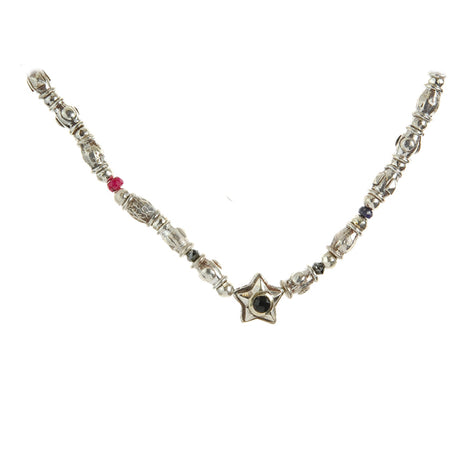 Silver Neckchain Tubes SUN and PLANETS