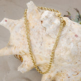 Silberne Halskette PEA s Chain XXS VERGOLDET