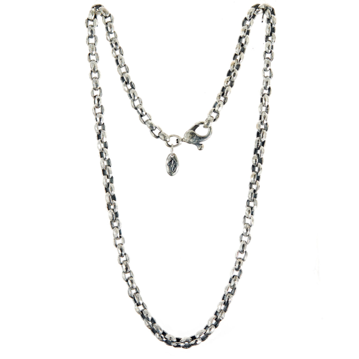 Silver Neckchain PEA s Chain XS Faceted