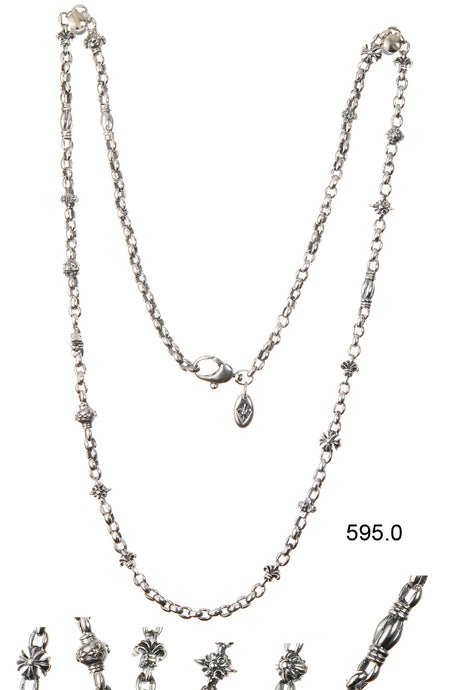 Silver Neckchain FETISH CHAIN  Pea XXS