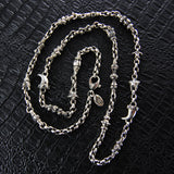 Silver Neckchain Fetishchain Horns Crowns Pinballs Sprouts Stars Lilies M Stars
