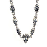 Silver Fetish Wallet Chain CROWNED SKULL
