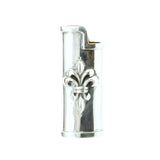 Silver Lighter Cover LILY Oval