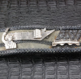 Beltstrap Exot.Leather and Silver City Parts and SKYLINE Buckle