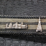 Beltstrap Exot.Leather and Silver City Parts and SKYLINE Buckle