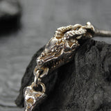 Silberne Geldbörsen oder Schlüsselkette BONES SKULLS DRAGON LION und LEOPARD