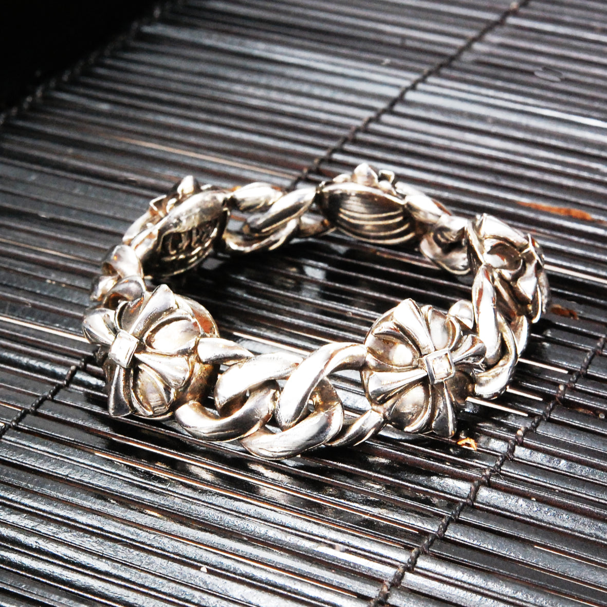 Silver Bracelet MALTESER CROSSES Plain Chain