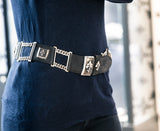 Silver Lily Conchas Belt with Chains and Elfin Care´s with LILY