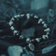 Silberarmband mit Perlen und SKULLS ROW und Lily Lock