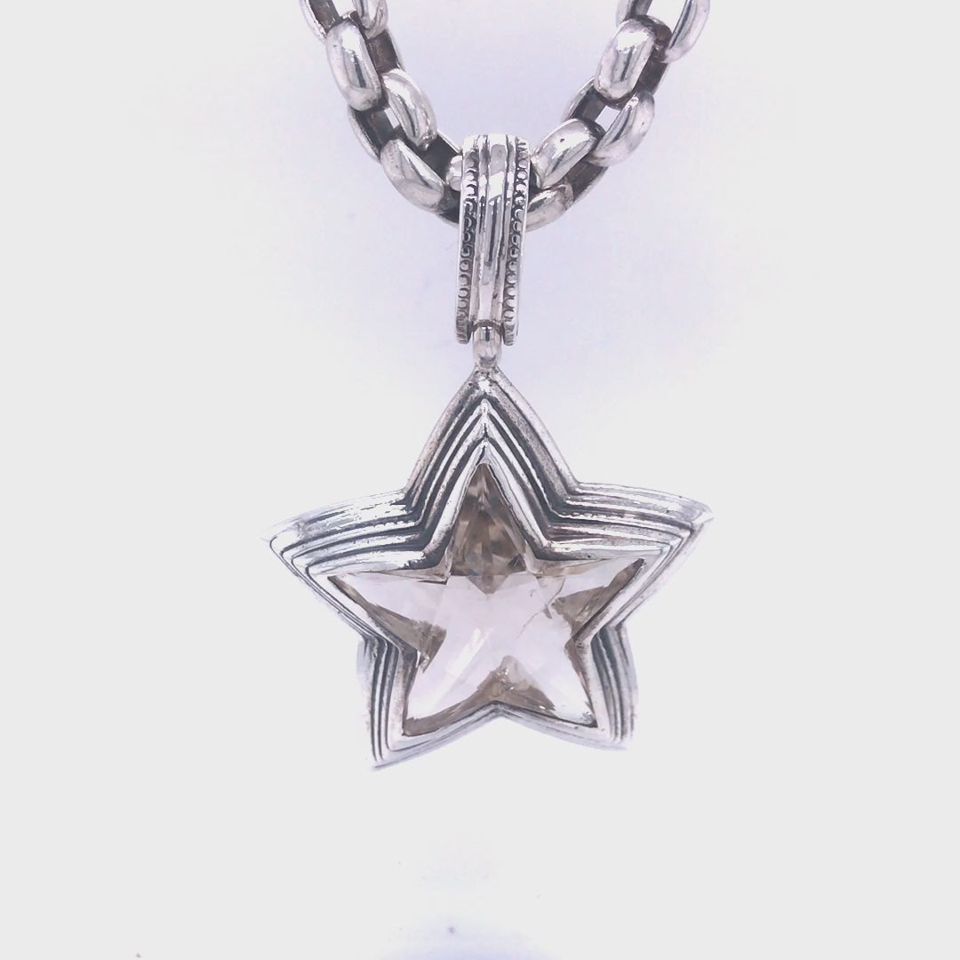 Silver Pendant Starbuck L 50mm