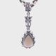 Silver Pendant Skulls Drop with Crowned Skull