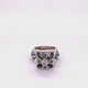 Silver Ring MALTESER CROSS S on Lily Band