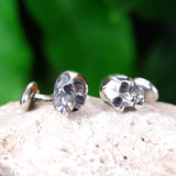 Silver Cufflinks SKULL 20