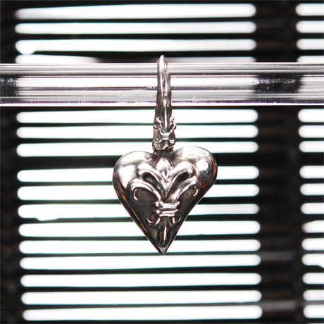 Silver Pendant LILY HEART M Hook